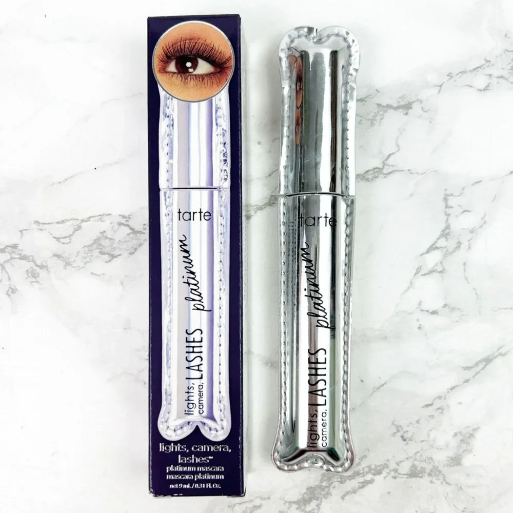 NIB Tarte Lights, Camera, Lashes Platinum Mascara in Black